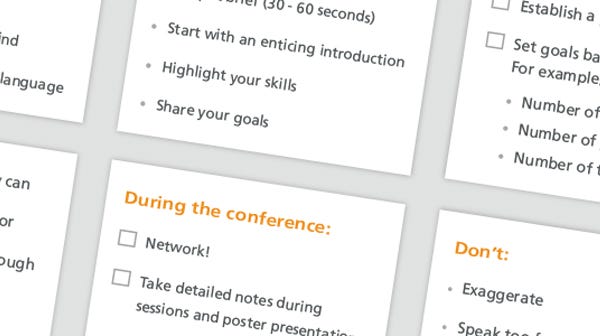 Conference Checklists