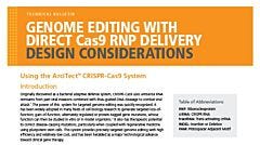 Design Considerations for the ArciTect™ CRISPR-Cas9 Genome Editing System