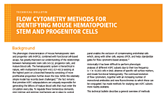 Flow Cytometry Methods for Identifying Mouse Hematopoietic Stem and Progenitor Cells