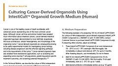Culturing Cancer-Derived Organoids Using IntestiCult™ Organoid Growth Medium (Human)