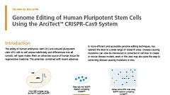 Human Pluripotent Stem Cell Genome Editing Using the ArciTect™ CRISPR-Cas9 System