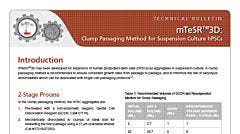 mTeSR™3D: Clump Passaging Method for Suspension Culture hPSCs