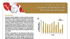 Depletion of Red Blood Cells from Fresh Blood Samples