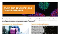 Tools and Resources for Cancer Research
