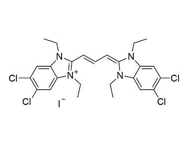 Chemical structure for JC-1 (Iodide)