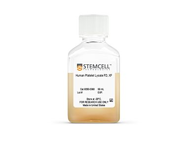 Product image for Human Platelet Lysate, Fibrinogen-Depleted, XF, 50 mL|200-0360