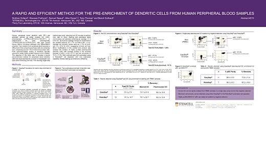 Pre-Enrichment of Dendritic Cells from Human Peripheral Blood Samples