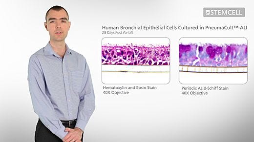 PneumaCult™-ALI Optimized Medium for Air-Liquid Interface Culture of Bronchial Epithelial Cells