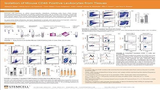 Isolation of Mouse CD45 Positive Leukocytes from Tissues