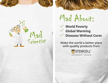 Mad scientist T-shirt