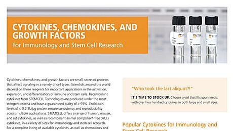 Cytokines, Chemokines and Growth Factors