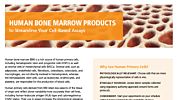 Human Bone Marrow Cells Product Overview Flyer