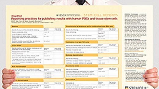 Reporting Practices for Publishing Results with hPSCs