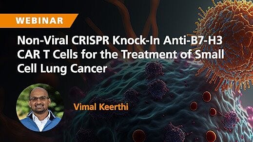 Non-Viral CRISPR Knock-In Anti-B7-H3 CAR-T Cells Are Amenable for Treatment of Subtypes of Small Cell Lung Cancer