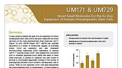 UM171 & UM729: Novel Small Molecules for the Ex Vivo Expansion of Human Hematopoietic Stem Cells