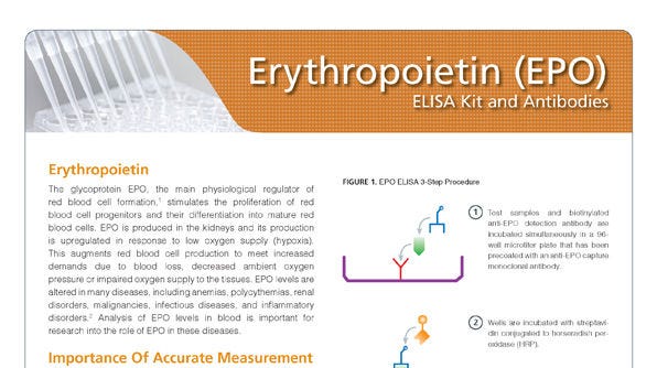 High Affinity Anti-EPO Reagents for Consistent Results