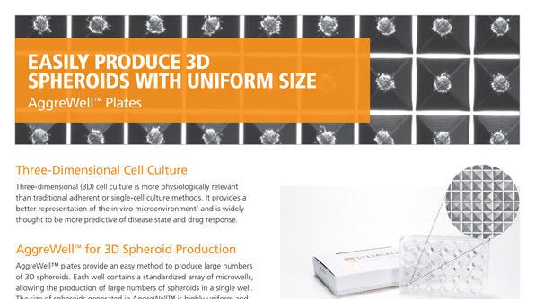 AggreWell™ for Spheroids