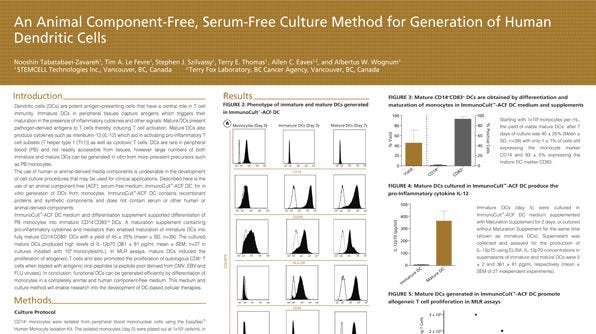 An Animal Component-Free, Serum-Free Culture Method for Generation of Human Dendritic Cells