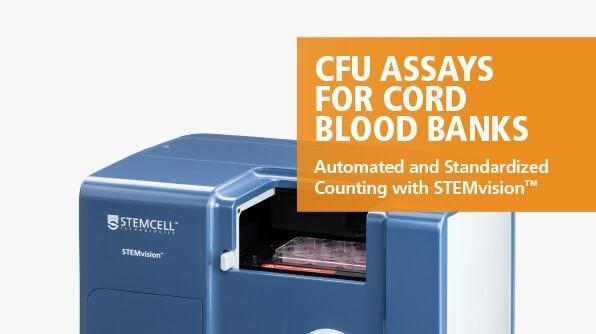 STEMvision™ Automated and Standardized Counting of CFU Assays for Cord Blood Banks