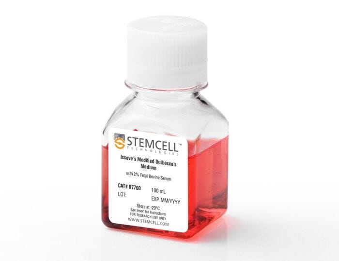Iscove s MDM IMDM with 2 FBS STEMCELL Technologies