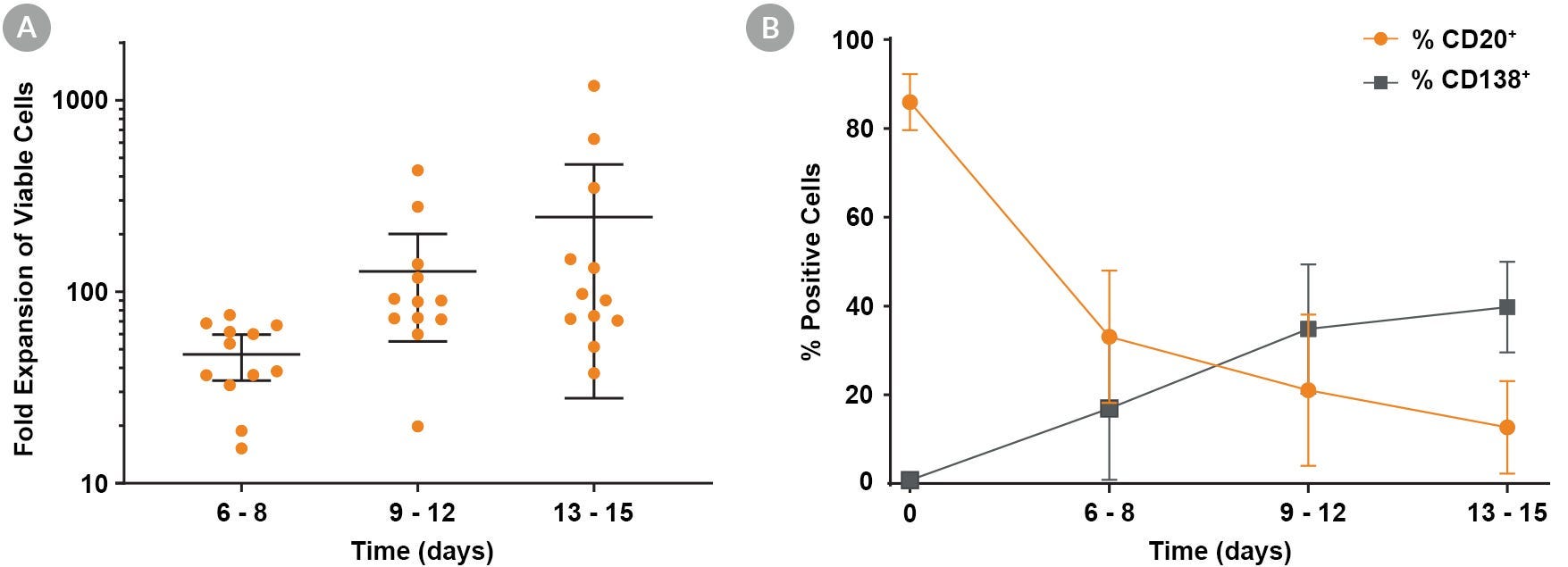 Expansion and Maturation of Human B Cells with ImmunoCult™ Human B Cell Expansion Kit