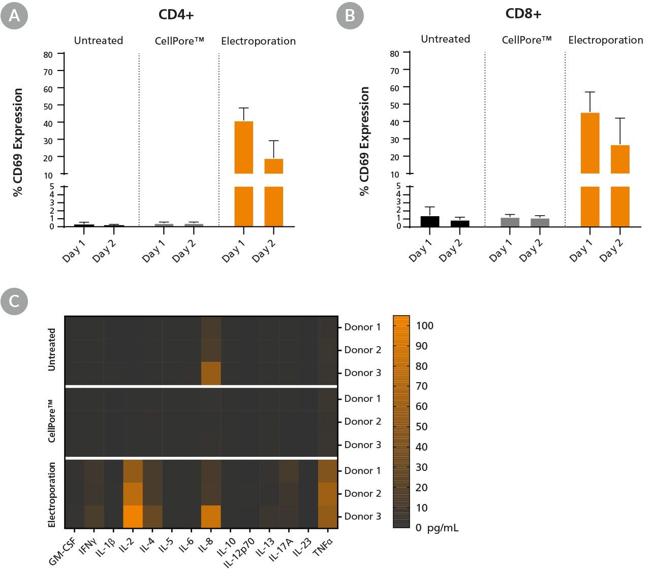 The CellPore™ Transfection System Preserves Unactivated State of Pan T Cells