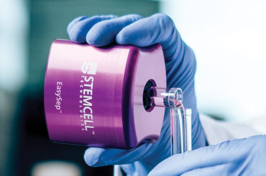 Cell isolation using an EasySep™ cell separation magnet