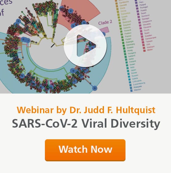 Webinar about the different SARS-CoV-2 virus genotypes and how they impact viral load and influence viral transmission