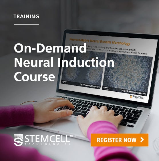 User viewing on-demand neural induction lectures on their personal device.