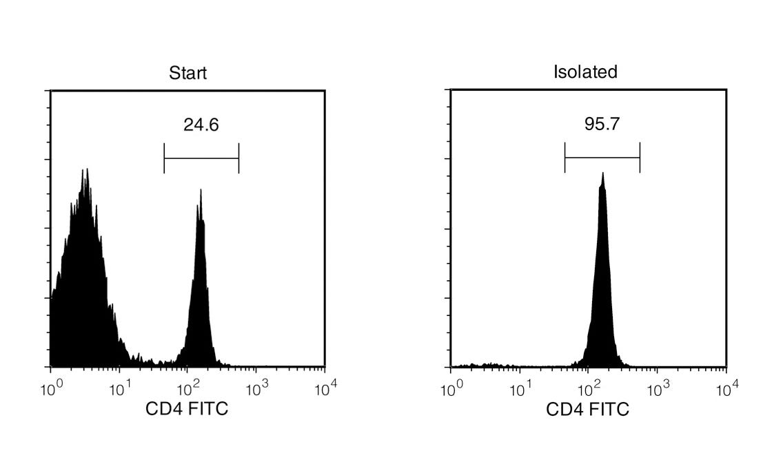 Mouse CD4+ T Cell Isolation Profile